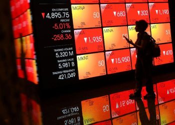 IHSG Turun ke 7.898 Setelah Pidato Kenegaraan Prabowo