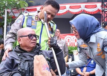 Tertibkan Berlalu Lintas dalam Acara Polantas Retrospeksi
