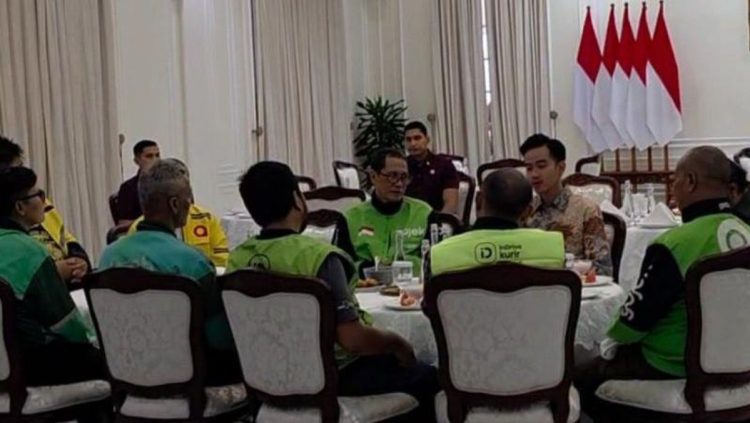 Mitra Grab Bertemu Wapres Gibran Saat Demonstrasi di DPR