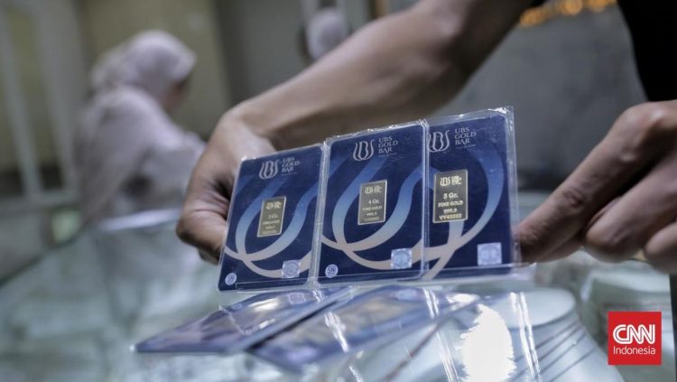 Harga Emas Turun Signifikan Hari Ini, Menyusut Rp17 Ribu per Gram