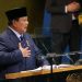 Prabowo Bahas Pembangunan Tanggul Laut Raksasa Indonesia di Sidang PBB