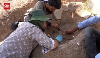 Air Surut Temukan Situs Pemakaman Kuno Seleukia di Irak