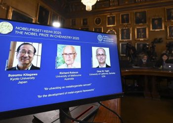 Kerangka Logam-Organik Ditemukan Tiga Ilmuwan Raih Nobel Kimia 2025