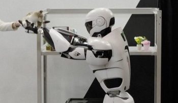 Pameran Robot Humanoid Penyelamat Kucing saat Bencana oleh Kawasaki