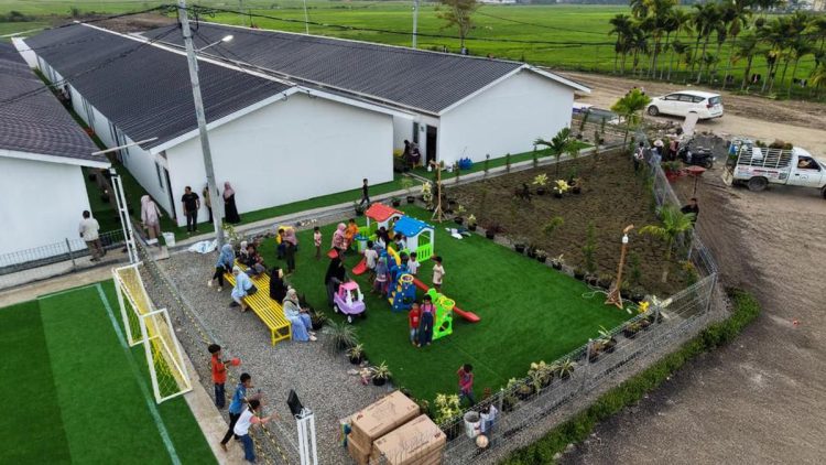 162 Huntara Konstruksi di Pidie Jaya Aceh Siap Dihuni